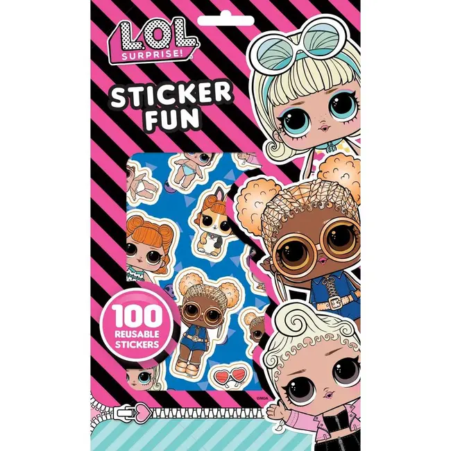 Set 100 stickere reutilizabile LOL Surprise Alligator AB3070LOLSF3 BBJAB3070LOLSF3_Initiala