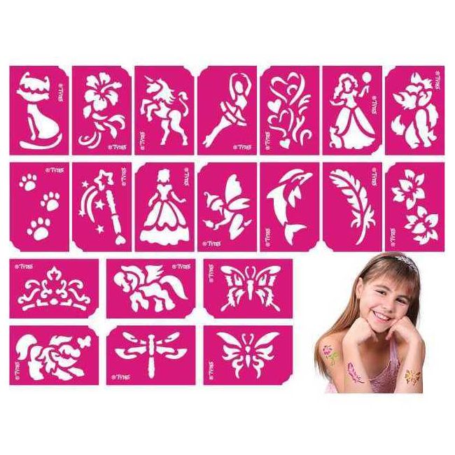 Set 21 sabloane pentru tatuaje temporare Tytoo KKCST4530034 BBJKKCST4530034_Initiala