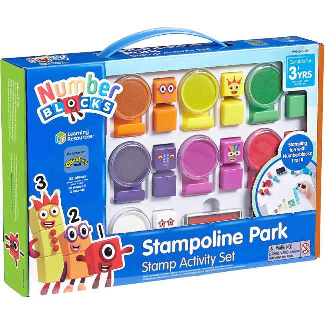 Set activitati cu stampile - numberblocks