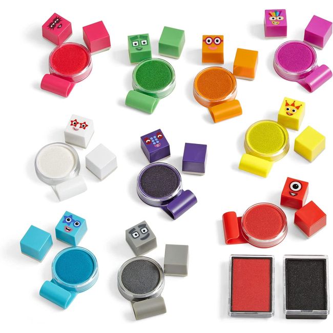 Set activitati cu stampile - numberblocks