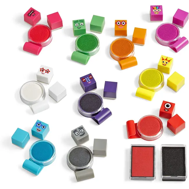 Set activitati cu stampile - numberblocks