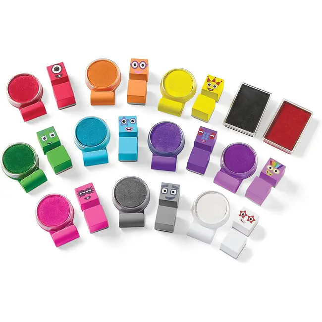 Set activitati cu stampile - numberblocks