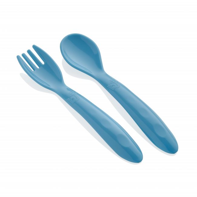 Set lingurita si furculita BabyJem (Culoare: Roz) JEMbj_4956