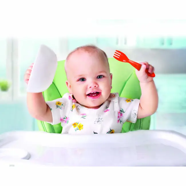 Set lingurita si furculita BabyJem (Culoare: Roz) JEMbj_4956