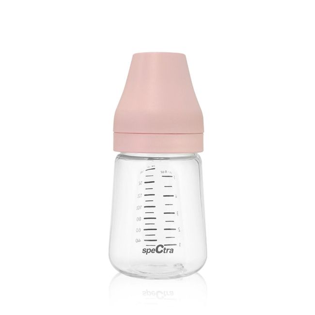 Set 2 biberoane pa anticolici premium cu tetina s, roz (160 ml)