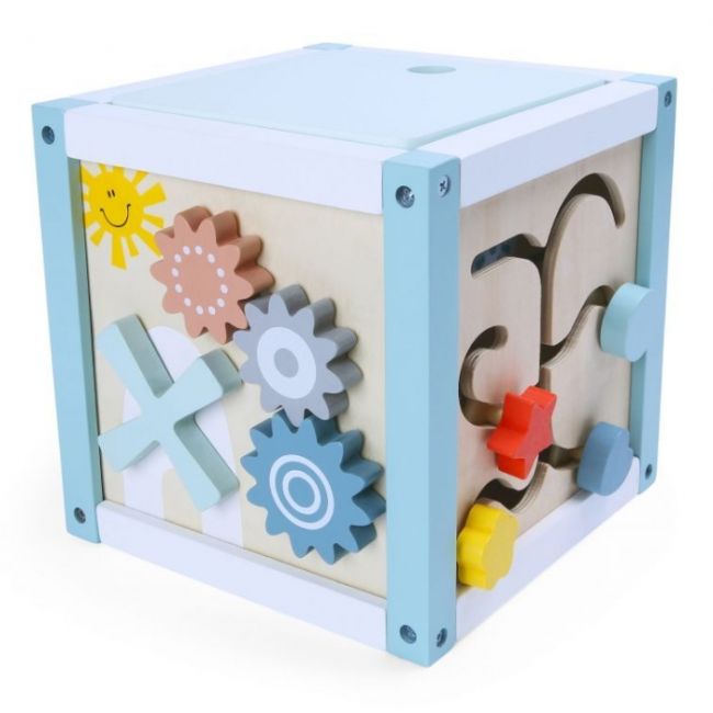 Cub educational din lemn 1020 ecotoys edeedi1020
