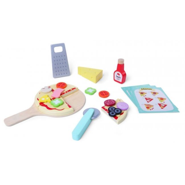 Cuptor pentru pizza din lemn + accesorii ecotoys 4366 edeedi4366