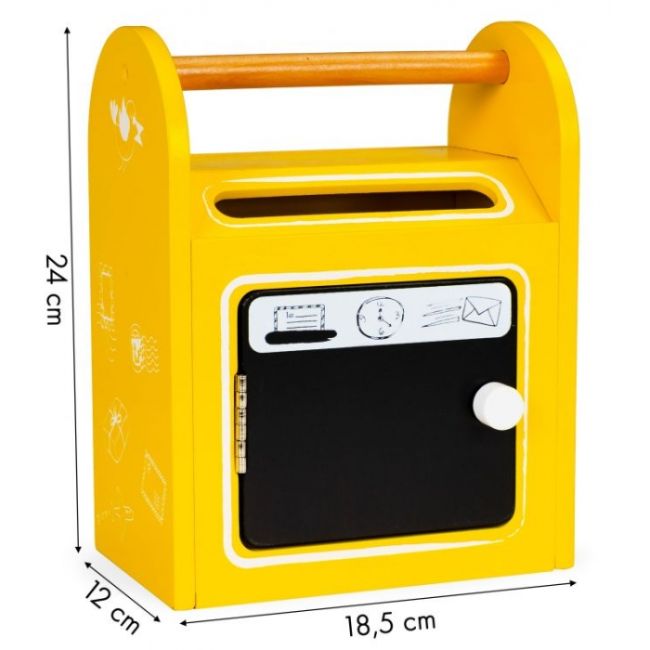 Cutie pentru scrisori din lemn pentru copii ecotoys 2623 edeedi2623