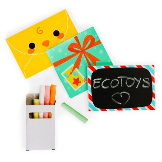Cutie pentru scrisori din lemn pentru copii ecotoys 2623 edeedi2623