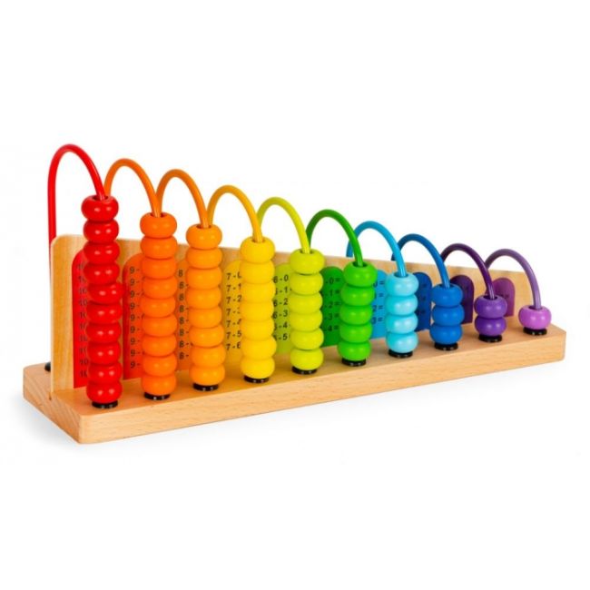 Jucarie educativa din lemn abac ecotoys ph05s001 edeediph05s001