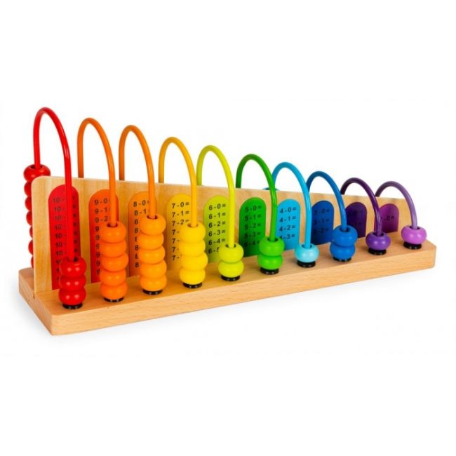 Jucarie educativa din lemn abac ecotoys ph05s001 edeediph05s001