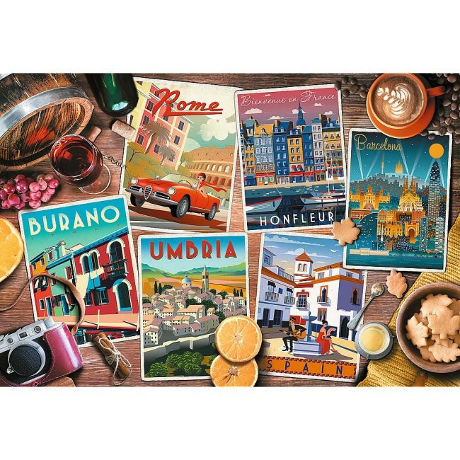 PUZZLE TREFL 1500 CALATORIND PRIN EUROPA VIV26199