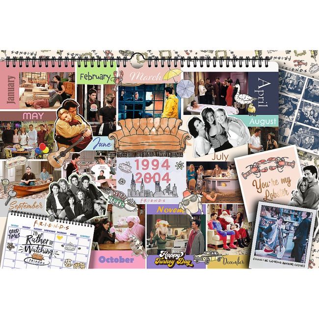 PUZZLE TREFL 1500 FRIENDS PAGINI DIN CALENDAR VIV26197