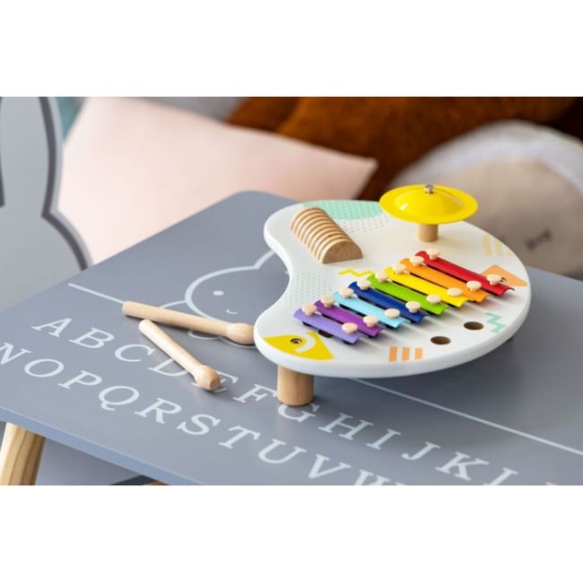 Tabla din lemn cu 3 instrumente ecotoys 3655 edeedi3655