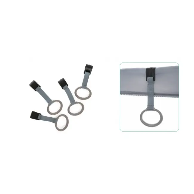 Manere pentru tarc-patut pliabil 4buc/set grey Fillikid KRS4888-17