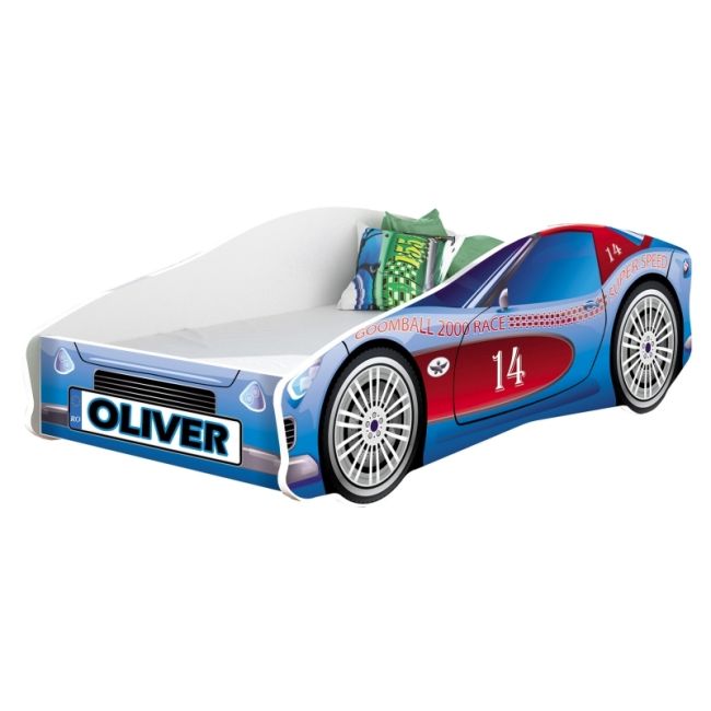 Pat Tineret MyKids Race Car 02 Blue-160x80 00070443