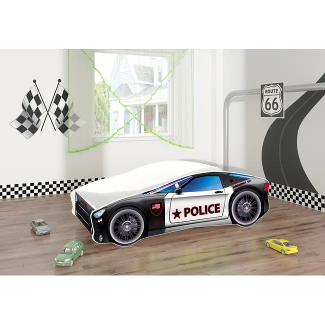 Pat Tineret MyKids Race Car 03 Police-160x80 00070444