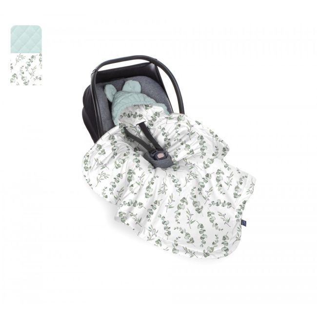 Paturica Universala Pentru Scoica Auto Bumbac   Catifea ,   Eucalipt Mint Pjb483946