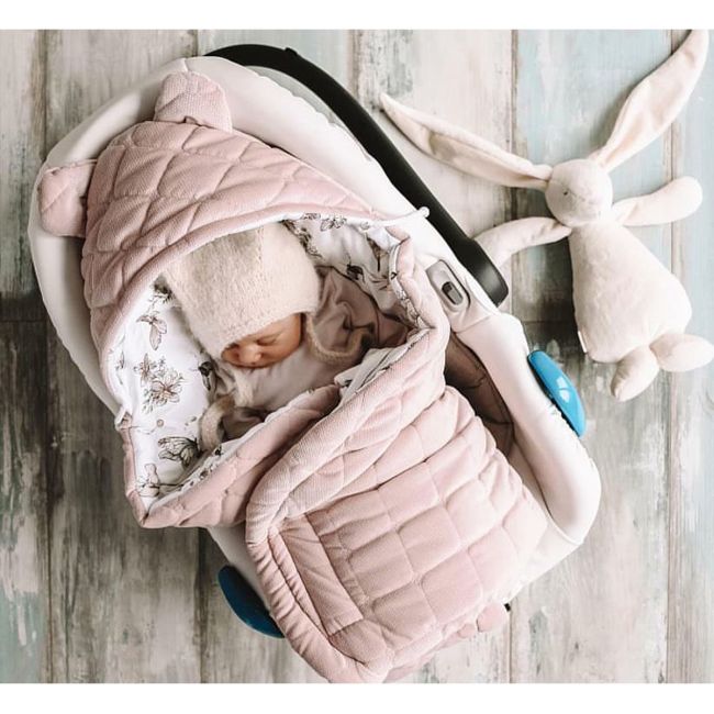 Paturica Universala Pentru Scoica Auto Bumbac   Catifea ,   Eucalipt Mint Pjb483946