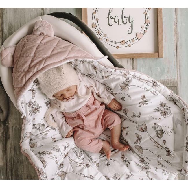 Paturica Universala Pentru Scoica Auto Bumbac   Catifea ,   Eucalipt Mint Pjb483946