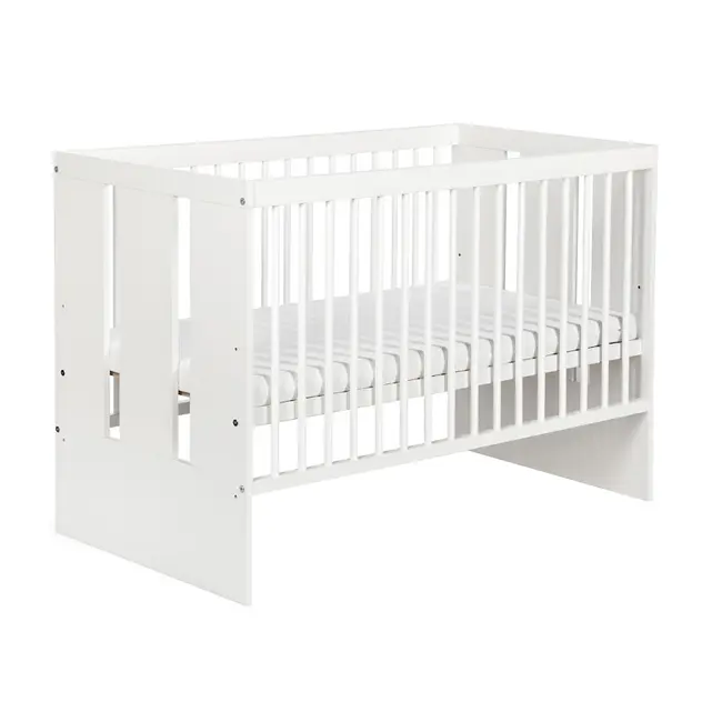 Patut cu sertar KLUPS Paula Alb + Saltea 10 MyKids Confort II 00009543