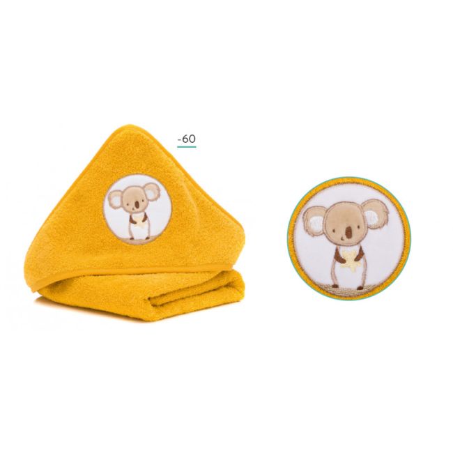 Prosop brodat Koala honey 75x75 cm. Fillikid KRS1032-60