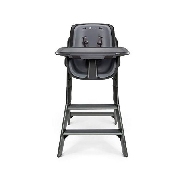 Scaun de masa 4moms Black-Grey+Set Farfurii si tacamuri 00070535