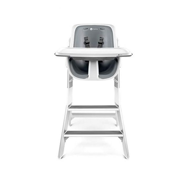 Scaun de masa 4moms White-Grey+Set Farfurii si tacamuri 00070536