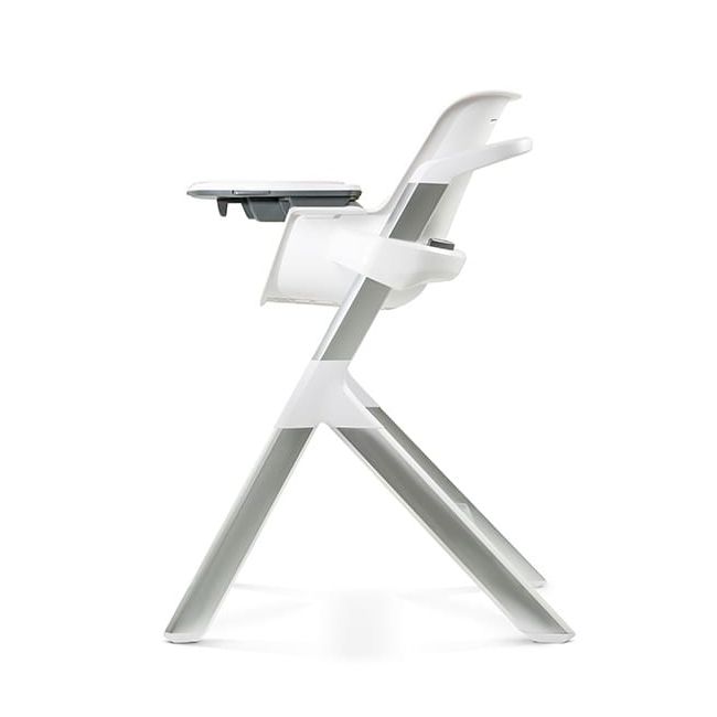Scaun de masa 4moms White-Grey+Set Farfurii si tacamuri 00070536