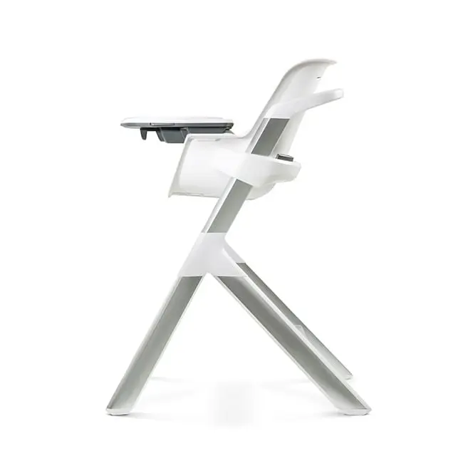 Scaun de masa 4moms White-Grey+Set Farfurii si tacamuri 00070536