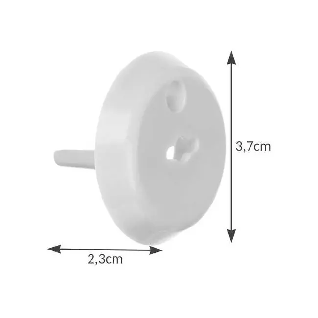 Set 15 capace de siguranta pentru prize cu cheita Iso Trade MY6803 BBJMY6803_Alb