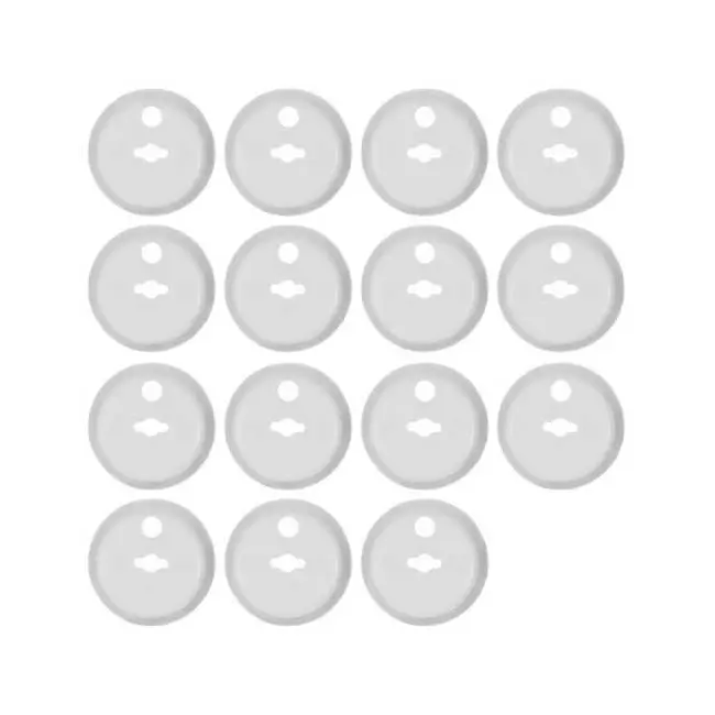 Set 15 capace de siguranta pentru prize cu cheita Iso Trade MY6803 BBJMY6803_Alb