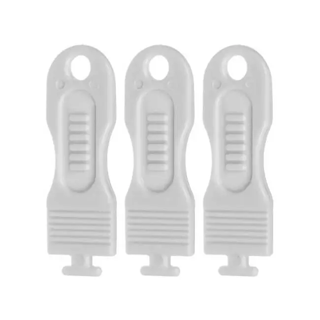 Set 15 capace de siguranta pentru prize cu cheita Iso Trade MY6803 BBJMY6803_Alb