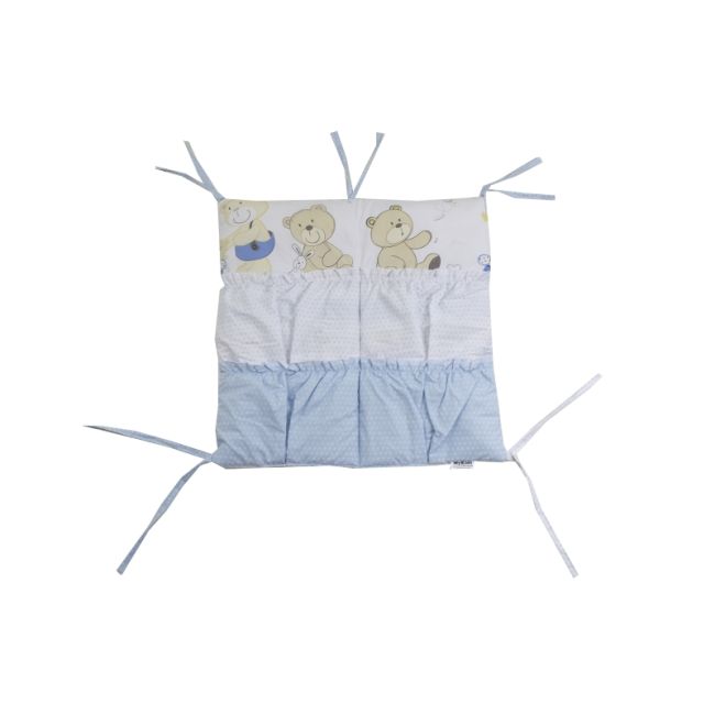 Buzunar Patut MyKids Teddy Play Blue 00070320