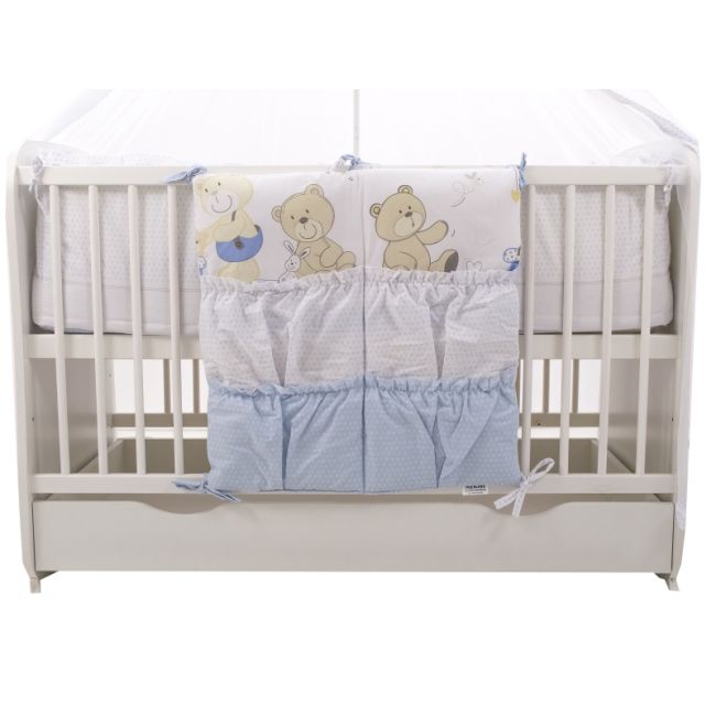 Buzunar Patut MyKids Teddy Play Blue 00070320
