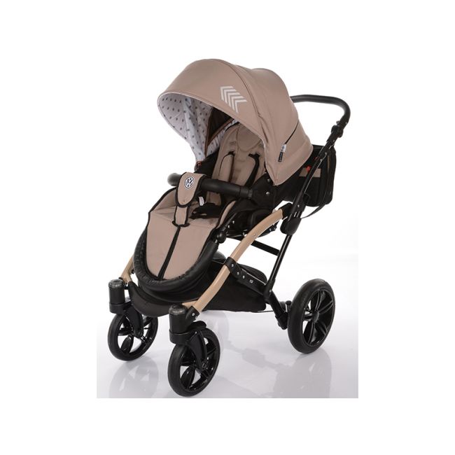 Carucior copii 2 in 1 cu landou Knorr-Baby Volkswagen Polo Cappuccino 00007048