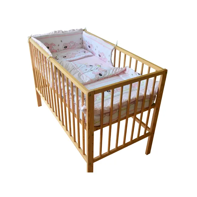 Lenjerie MyKids Catelus Roz 4 + 1 Piese 120x60  00004486