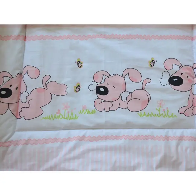 Lenjerie MyKids Catelus Roz 4 + 1 Piese 120x60  00004486