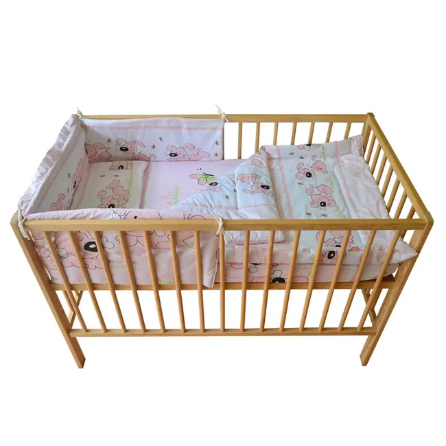 Lenjerie MyKids Catelus Roz 4 + 1 Piese 120x60  00004486