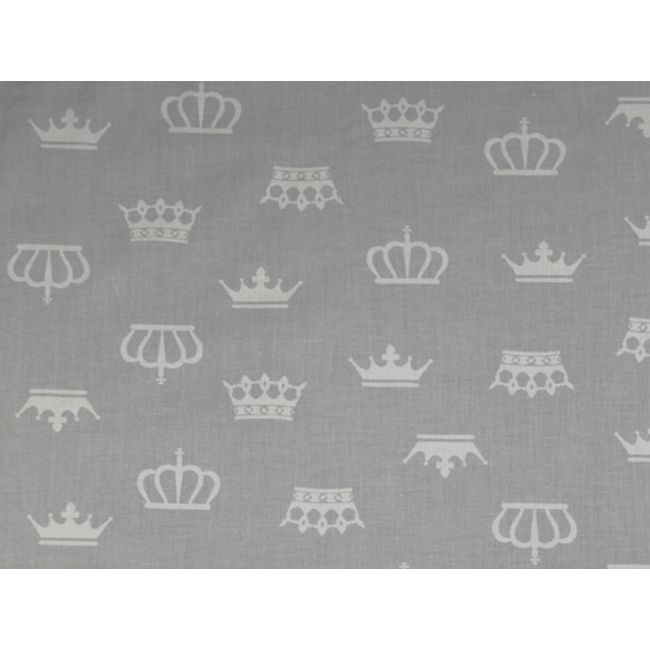 Lenjerie MyKids Coronite Gri 4 Piese 120x60 00008098