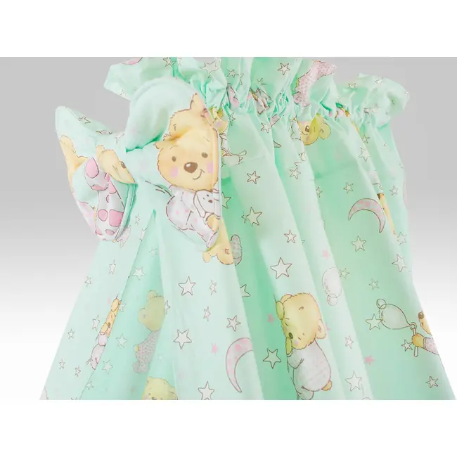 Lenjerie MyKids TEDDY STELUTE Turquoise M1 5 Piese 120x60 cm 00005321