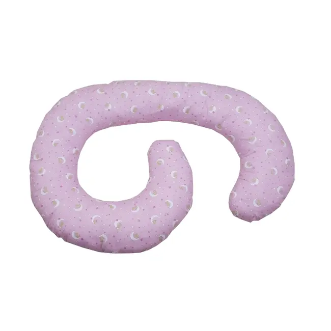 Perna De Alaptare Multifunctionala MyKids Cat on Moon Pink 00070050