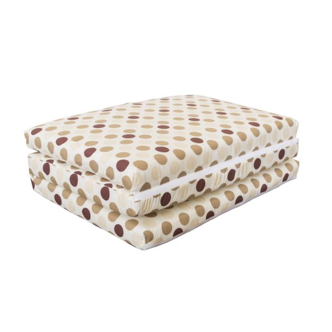 Saltea Pliabila Spuma Poliuretanica 120x60x5 cm - Maro 00008299