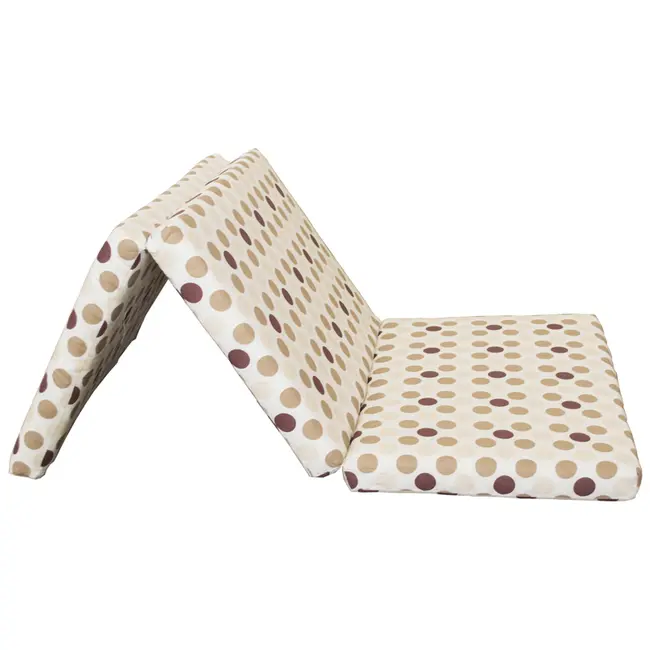 Saltea Pliabila Spuma Poliuretanica 120x60x5 cm - Maro 00008299