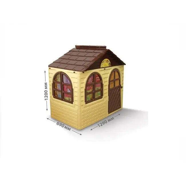 Casuta de joaca MyKids 02550/12 Beige/Brown - Small 00080409