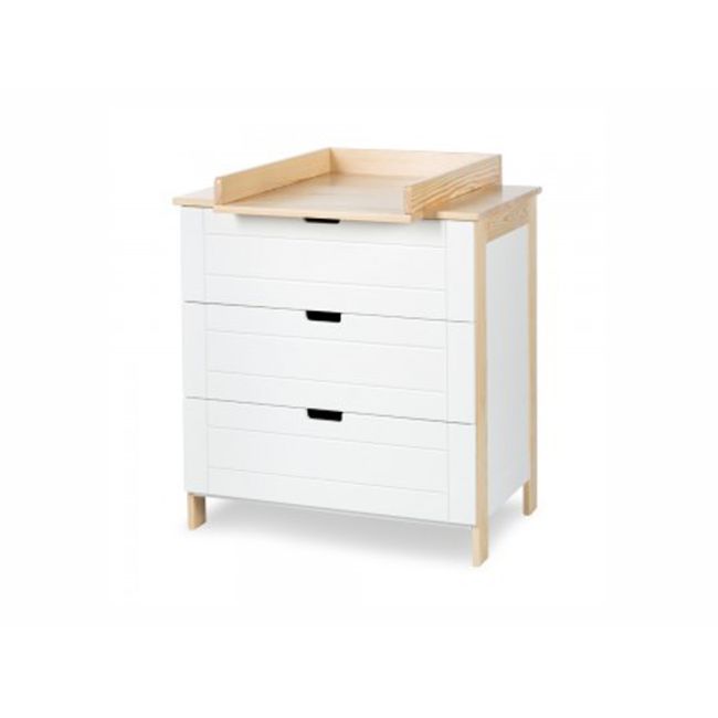 Comoda De Infasat copii Klups Iwo Alb-Natur 00008479