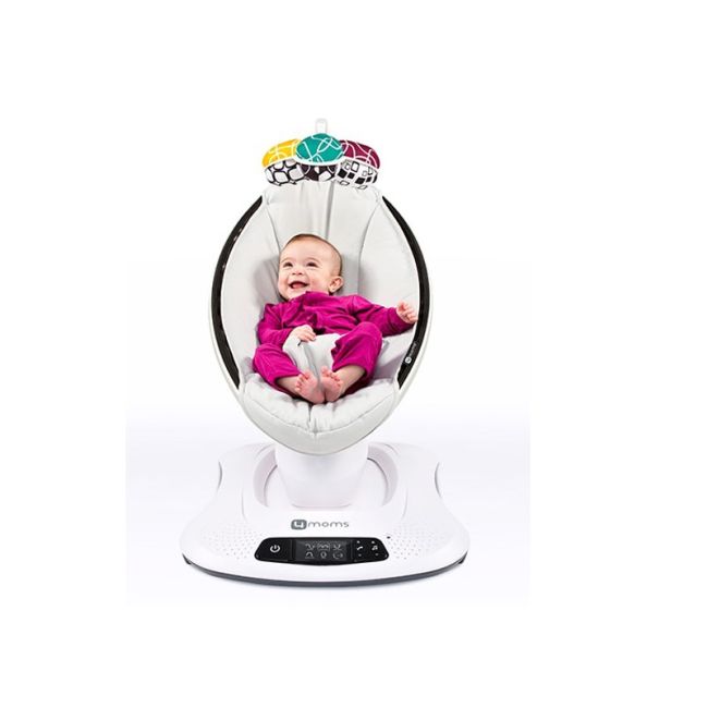 Fotoliu Balansoar Bebelusi 4MOMS MamaRoo 4.0 Classic Gri 00009015