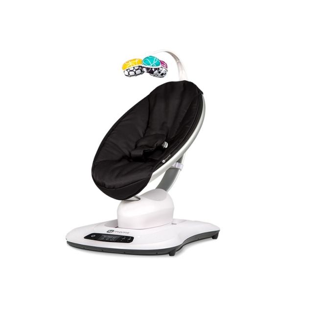 Fotoliu Balansoar Bebelusi 4MOMS MamaRoo 4.0 Classic Negru 00009014