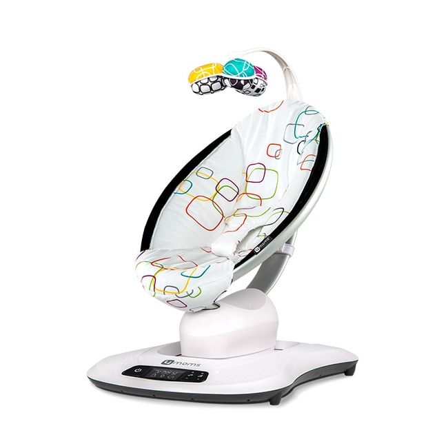 Fotoliu Balansoar Bebelusi 4MOMS MamaRoo 4.0 Plush Multicolor 00009016