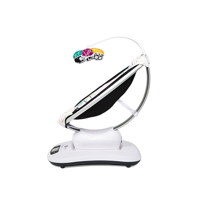 Fotoliu Balansoar Bebelusi 4MOMS MamaRoo 4.0 Plush Multicolor 00009016